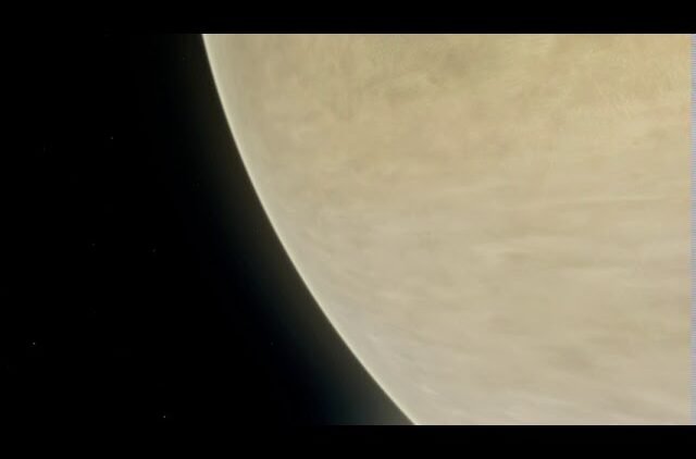 Animation: zooming in on Venus