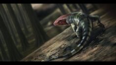 Descubren huellas de un antepasado común de reptiles 40 millones de años antes de lo esperado