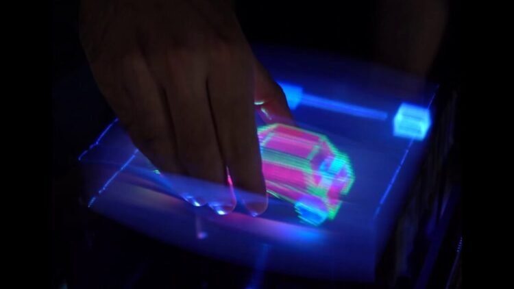 Diseñan hologramas que se pueden manipular y agarrar con las manos