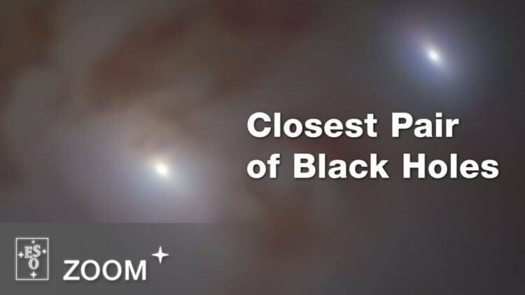 Journey to the closest pair of supermassive black holes