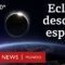 La increíble imagen de un eclipse solar total en 360 grados