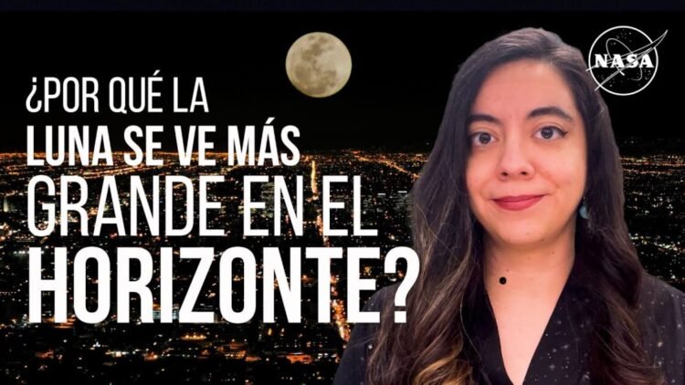 ¿Por qué la Luna se ve más grande en el horizonte? Preguntamos a una experta de la NASA.