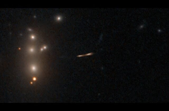 Zooming in on the Cosmic Eyelash