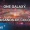 Capturan una galaxia en miles de colores