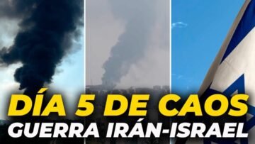 DÍA 5: NUEVA OLA de MISILES de IRÁN GOLPEA TEL AVIV, JERUSALÉN y HAIFA | CONFLICTO con ISRAEL