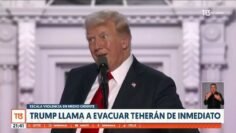 Trump llama a evacuar Teherán de inmediato