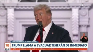 Trump llama a evacuar Teherán de inmediato